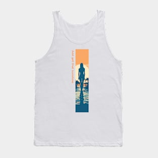 get that sunshine, swimming pool lifestyle v7 Tank Top